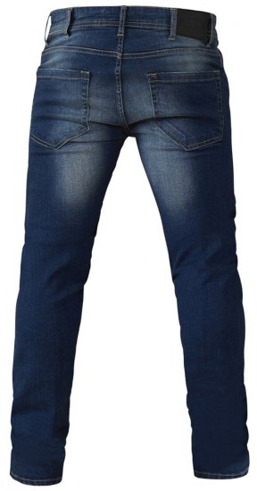D555 Ambrose Tapered Fit Stretch Jeans Dark Blue TALL SIZES - VÊTEMENTS HOMME MT-6XLT - Vêtements Tall Homme