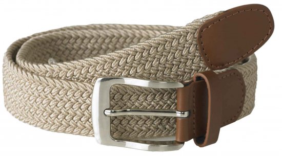 D555 Frank Braided Belt Stone - Ceintures - Ceintures grandes tailles pour hommes