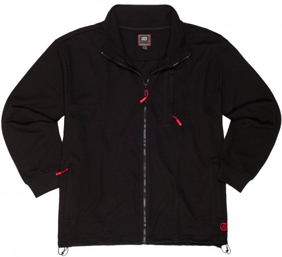 Adamo Max Ottoman Sweatshirt Black - Sweatshirts & hoodies - Sweatshirts/Hoodies grande taille homme