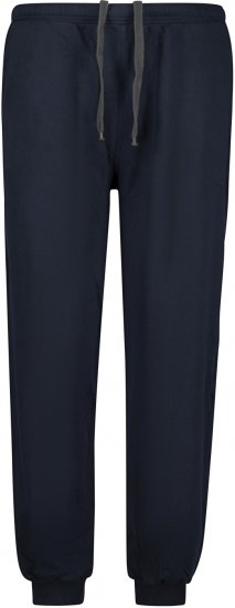 Adamo Athen Sweatpants with Cuffs Navy - Pantalons/shorts de survêtement - Survêtement/jogging grandes tailles