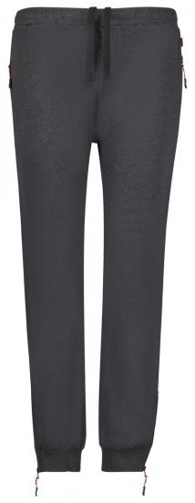 Adamo 159312 Pantalon de jogging à poches zippées Gris foncé chiné - Pantalons/shorts de survêtement - Survêtement/jogging grandes tailles