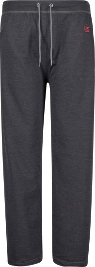 Adamo Markus Sweatpants with draw-cord Charcoal - Pantalons/shorts de survêtement - Survêtement/jogging grandes tailles