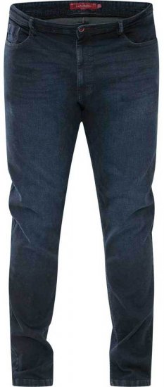 D555 Daniel Tapered Fit Stretch Jeans Blue/Black Wash - Jeans et Pantalons - Jeans et Pantalons grande taille 