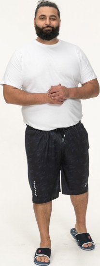 D555 Woking Dry Wear Fully Elasticated Polyester Shorts Navy - Sport & outdoor - Vêtements de sport grande taille 