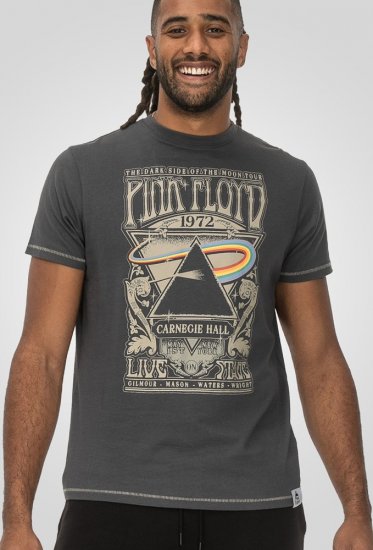 D555 HANLEY Official Pink Floyd Crew Neck T-Shirt Dark Grey TALL SIZES - VÊTEMENTS HOMME MT-6XLT - Vêtements Tall Homme
