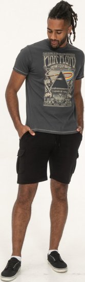 D555 HANLEY Official Pink Floyd Crew Neck T-Shirt Dark Grey - T-shirts - T-shirts Homme Grande Taille