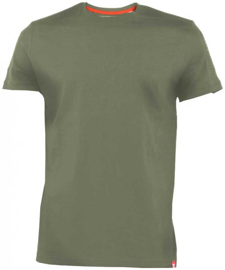 D555 Callum T-shirt Khaki - T-shirts - T-shirts Homme Grande Taille