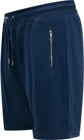 D555 Spalding Elasticated Waist Interlock Shorts Navy - Pantalons/shorts de survêtement - Survêtement/jogging grandes tailles