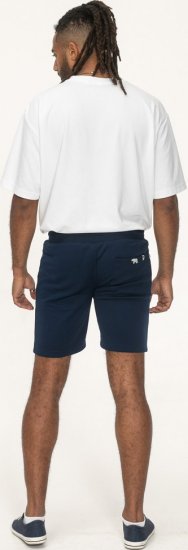 D555 Spalding Elasticated Waist Interlock Shorts Navy - Pantalons/shorts de survêtement - Survêtement/jogging grandes tailles