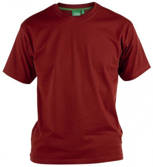 D555 Flyers Crew Neck T-shirt Red - T-shirts - T-shirts Homme Grande Taille