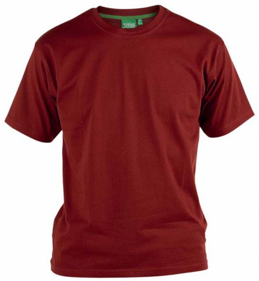 D555 Flyers Crew Neck T-shirt Red - T-shirts - T-shirts Homme Grande Taille