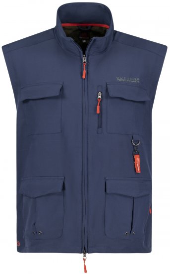 Adamo Tommy Outdoor Vest Navy - Sport & outdoor - Vêtements de sport grande taille 