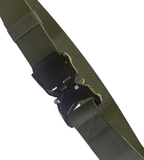 D555 Dale Tactical Stretch Webbing Belt with Heavy Duty Quick Release Buckle Khaki - Ceintures - Ceintures grandes tailles pour hommes