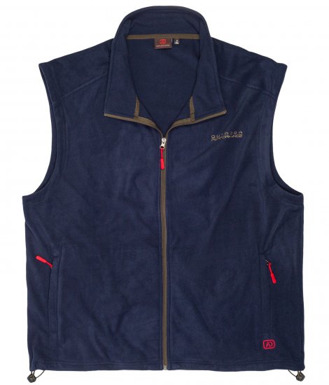 Adamo Montreal Fleece Vest Navy - Sport & outdoor - Vêtements de sport grande taille 