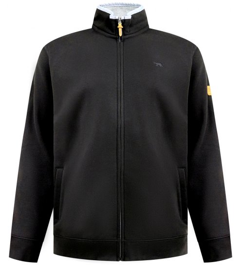 D555 Johnson Fleece Zip Through Sweatshirt with Chest Embroidery - Sweatshirts & Hoodies - Sweatshirts/Hoodies grande taille homme
