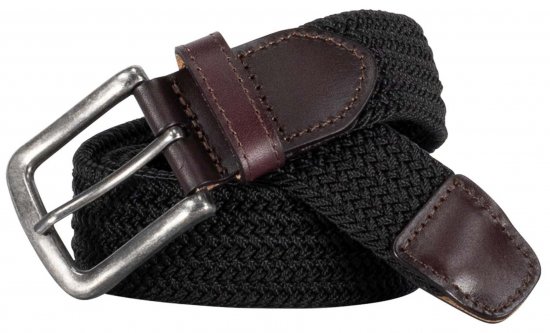 Adamo 180910 Ceinture élastique Noir - Ceintures - Ceintures grandes tailles pour hommes