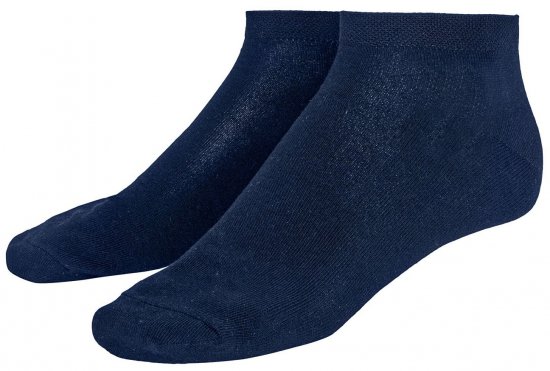 Adamo Anton sneaker-socks Navy 4-pack - Sous-vêtements & Bain - Sous-vêtements Grande Taille