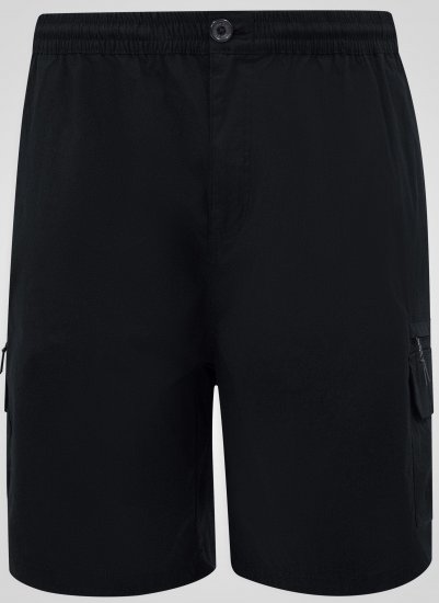 D555 Thomas Short Stretch avec Taille Élastique Noir - Shorts - Shorts hommes grande taille