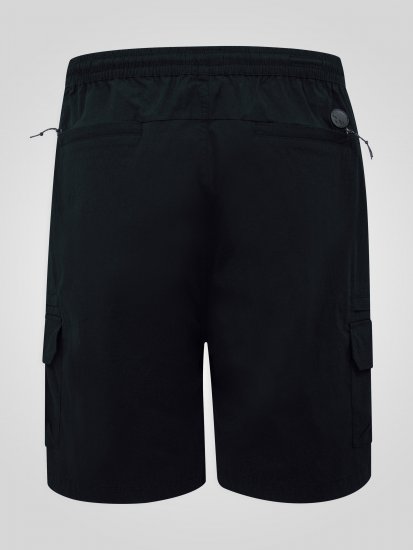 D555 Thomas Short Stretch avec Taille Élastique Noir - Shorts - Shorts hommes grande taille