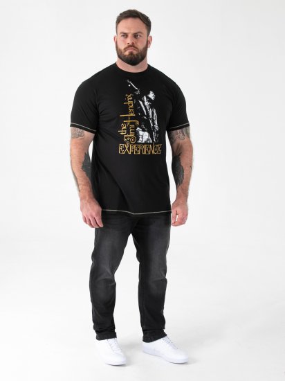 D555 Hugh Official ACDC Highway To Hell T-shirt Imprimé Noir - T-shirts - T-shirts Homme Grande Taille