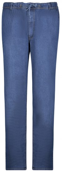 Adamo 199112 Jean à taille élastique Bleu moyen - Jeans et pantalons - Jeans et Pantalons grande taille 