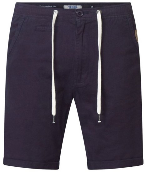 D555 Gareth Drawcord Shorts Navy - Pantalons/shorts de survêtement - Survêtement/jogging grandes tailles
