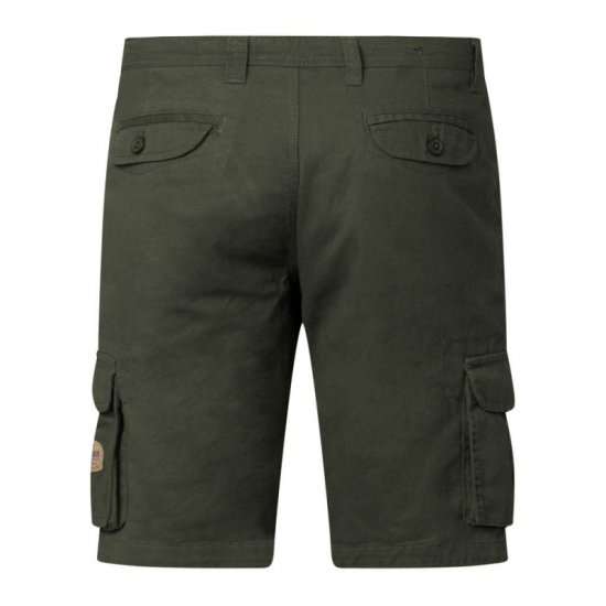 D555 Larry Cargo Shorts Khaki - Shorts - Shorts hommes grande taille