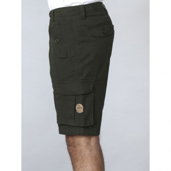 D555 Larry Cargo Shorts Khaki - Shorts - Shorts hommes grande taille