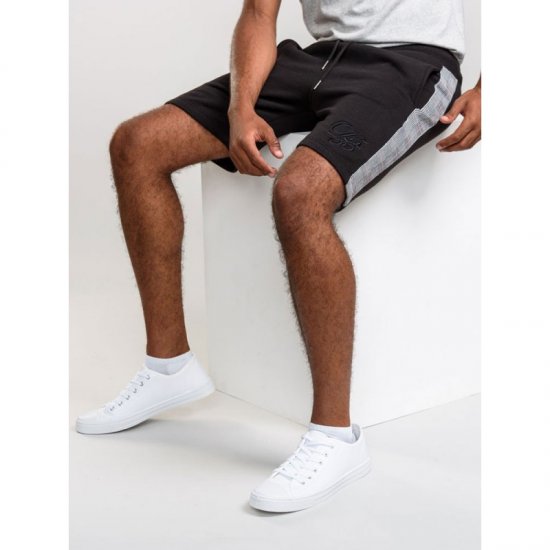 D555 Hayes Sweat-shorts Black - Pantalons/shorts de survêtement - Survêtement/jogging grandes tailles