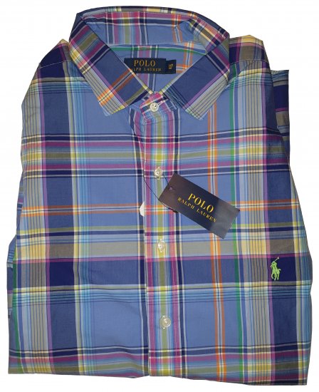Polo Ralph Lauren Blue Check Shirt - Les offres folles d’avril de Motley - 
