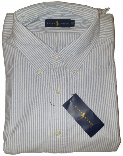 Polo Ralph Lauren TC6U Shirt Blue/White Stripe - Les offres folles d’avril de Motley - 