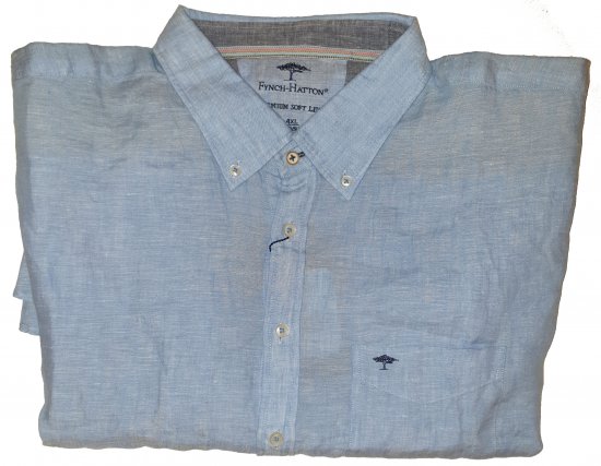 Fynch-Hatton 6152 Shirt Blue - Les offres folles d’avril de Motley - 