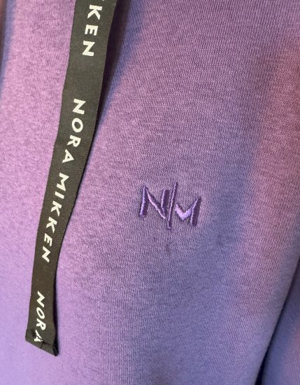 Nora Mikken KRISTINA Long Hoodie Purple - Sweatshirts & hoodies - 