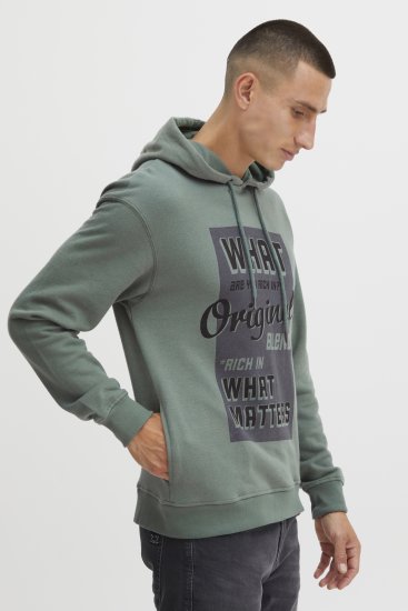 Blend Hoodie 4285 Duck Green - Sweatshirts & hoodies - Sweatshirts/Hoodies grande taille homme
