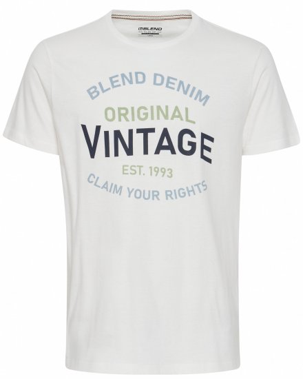 Blend 5018 T-Shirt white - T-shirts - T-shirts Homme Grande Taille