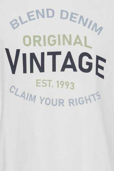 Blend 5018 T-Shirt white - T-shirts - T-shirts Homme Grande Taille