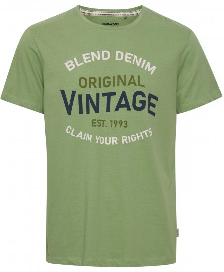Blend 5018 T-Shirt Green - T-shirts - T-shirts Homme Grande Taille