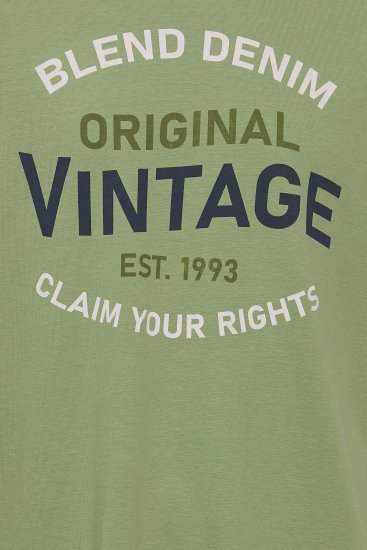 Blend 5018 T-Shirt Green - T-shirts - T-shirts Homme Grande Taille