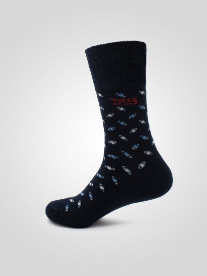 D555 Harold 3 Extra Wide Comfort Fit Socks 3-pack Navy/Denim - Sous-vêtements & bain - Sous-vêtements Grande Taille
