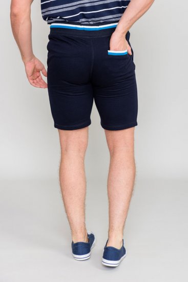 D555 DAGENHAM Jersey Shorts Navy - Pantalons/shorts de survêtement - Survêtement/jogging grandes tailles