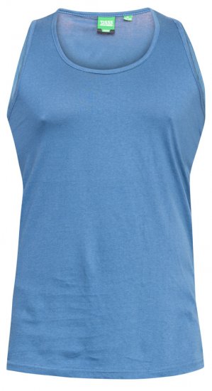 D555 Fabio Tanktop Teal - T-shirts - T-shirts Homme Grande Taille