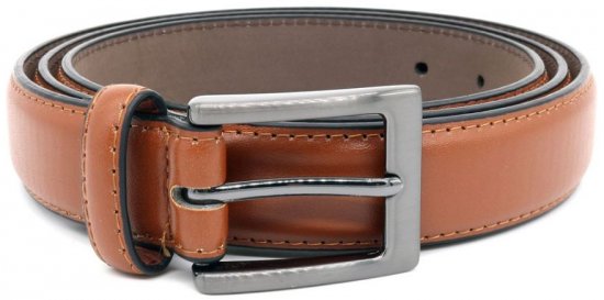 D555 Anthony Leather Belt Brown, 2,7cm - Ceintures - Ceintures grandes tailles pour hommes