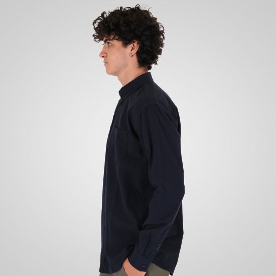 Double Outfitters GS-5225 Chemise Oxford Bleu marine - Chemises - Chemises Grandes Tailles Hommes