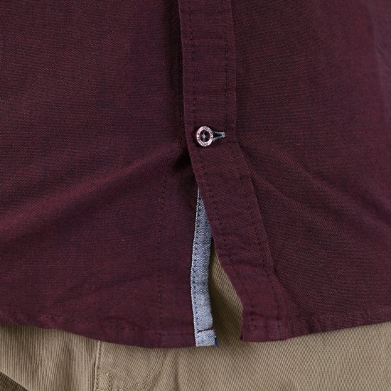 Double Outfitters GS-5225 Chemise Oxford Bordeaux - Chemises - Chemises Grandes Tailles Hommes