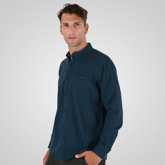 Double Outfitters GS-5225 Chemise Oxford Vert foncé - Chemises - Chemises Grandes Tailles Hommes