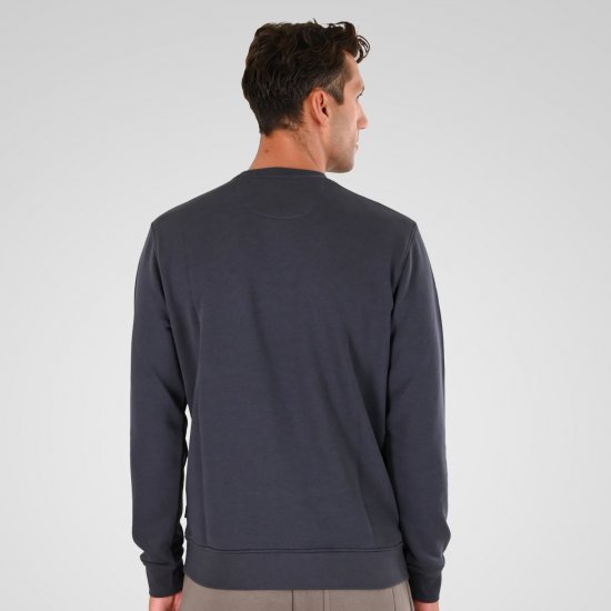 Double Outfitters MTOP-1141 Sweat-shirt Anthracite - Sweatshirts & hoodies - Sweatshirts/Hoodies grande taille homme