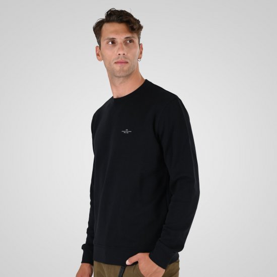 Double Outfitters MTOP-1141 Sweat-shirt Noir - Sweatshirts & hoodies - Sweatshirts/Hoodies grande taille homme