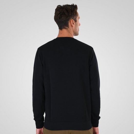 Double Outfitters MTOP-1141 Sweat-shirt Noir - Sweatshirts & hoodies - Sweatshirts/Hoodies grande taille homme