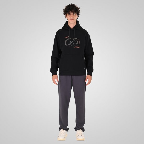 Double Outfitters MTOP-1146 Sweat à capuche Noir - Sweatshirts & hoodies - Sweatshirts/Hoodies grande taille homme