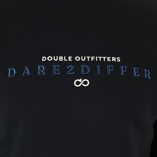 Double Outfitters MTOP-1151 Sweat-shirt Noir - Sweatshirts & hoodies - Sweatshirts/Hoodies grande taille homme